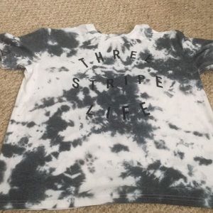 Adidas three stripe life tee